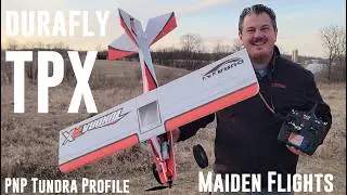 Durafly - Tundra TPX - 1050mm - Maiden Flights