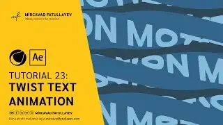 Twist Text Animation - Cinema 4D Tutorial