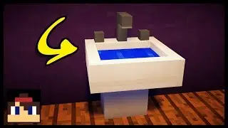 ✔ Minecraft: How To Make A Working Sink | MCPE (No Mods Or Addons)