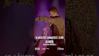Teoman, 10 Ağustos Cumartesi akşamı Alanya Açık Hava Tiyatrosu’nda. Biletler Passo’da. 🎫