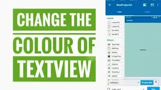 How to Change The colour of Text View in Sketchware 
 Sketchware Tutorial