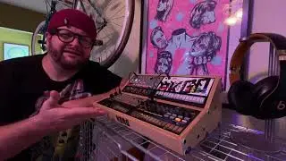 Powered Korg Volca work stand