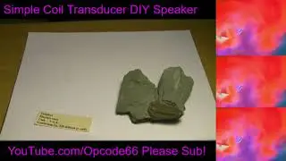 Twitch Stream - Part 1 BAD AUDIO!! - Simple Coil Transducer DIY Speaker You Can Make 1-31-2021