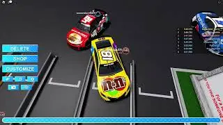 video sur un jeu de nascar II Roblox