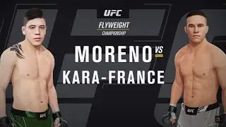BRANDON MORENO VS KAI KARA-FRANCE 2 ( UFC 277 )