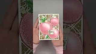 Die cut ornament Christmas card - complete video is on our channel!