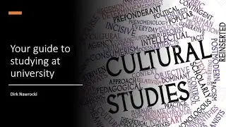 Dirk Nawrocki | Cultural Studies  - Your guide to studying at university