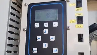 skm screw air cooled chiller CHWT out let sensor changed.