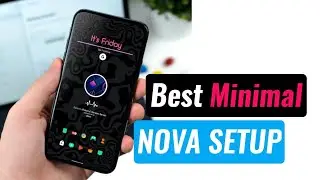 Dope Amoled Nova setup || Best Minimal Setup For Your Android Phone In 2020