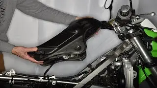 Kawasaki KLX300 Fuel Tank Removal Fuel Injected Models