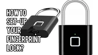 How to reset and register your finger in a Fingerprint Padlock