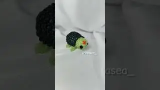 черепаха из бисера амигуруми 
