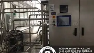 Used Tetra Pak UHT machine Tetra Pak UHT plant Tetra Pak UHT unit Tetra Pak UHT for juice and milk
