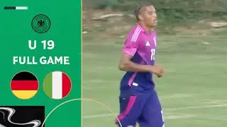 Germany vs. Italy | Full Game | Under-19 - International Match | 🇬🇧 Commentary