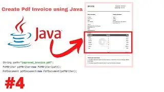 Creating invoice product list in java part 4