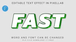 Plp file free download | Fast Text effect pixellab | 3d text effectfree plp file | text effect