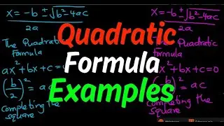 Quadratic formula||More examples||Solving Quadratic equations