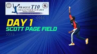 Prague T10 Challenger Cup 2023 | Day 1 | Scott Page Field | Prague Cricket | T10 Live |Czech Cricket
