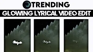 🔥New Viral Insta Reels Lyrical Video Editing In Alight Motion| XML file in description box ♥️
