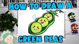 How To Draw A Green Peas