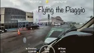 Flying the Piaggio