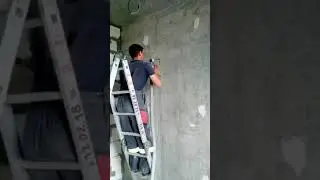 Штробление стен под провод без пыли в бетоне !