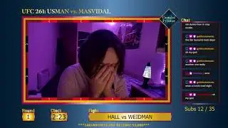 My LIVE Reaction to Chris Weidman SNAPPING his leg @ UFC 261