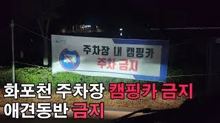 캠핑카 주차금지 화포천 생태공원 ㅣ 김해 용당나루매화공원 주차장
