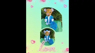 Тигр Оскар-Дед Мороз Часть 1/Tiger Oscar-Santa Claus. Part 1 (Авторский МК Маргариты Легенькой)