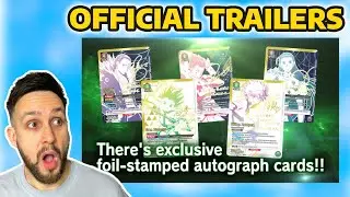 Reacting To The New Union Arena Trailers *SIGNED CARDS*