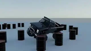 Monster truck animation (blender)