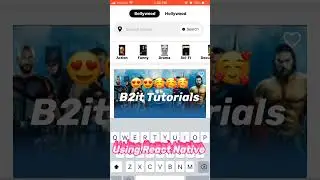 😍😍 Best Mobile Apps Design Using React Native https://b2it.in   Fronted and Google API | Firebase