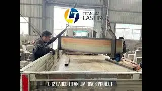 Gr2 Large Titanium Rings Project for Shipment