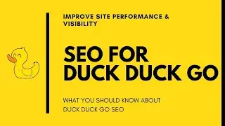 SEO For Duck Duck Go 🐤🐤🐤 How Ranking on Duck Duck Go Differs From Google