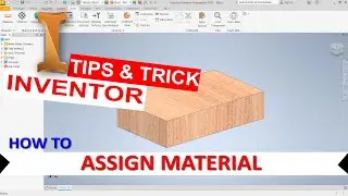 Inventor How To Assign Material Tutorial