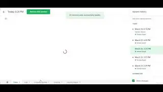 4.4 Checking Cell, sheet history