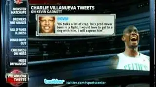Kevin Garnett Calls Charlie Villanueva a Cancer Patient
