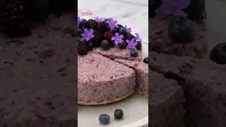 Blueberry Cake With #chiaseeds 😉 #cake #shorts