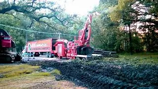 Giant Tree Shredder | Large Wood Chipper Machine Devouring Whole Trees