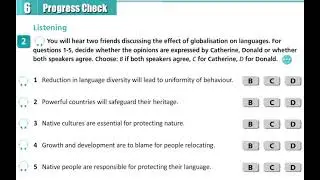 Aspect 11 Module 6 Progress Check Listening