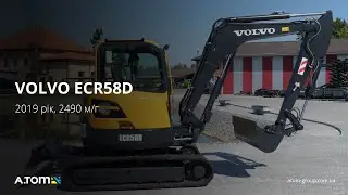 Міні екскаватор Volvo ECR58D 2019 р. 36,5 кВт. 2490 м/г., №4381