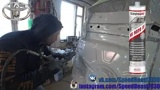 Реставрация Toyota Chaser Tourer.V (JZX-100) - Наносим Герметик TEROSON - на швы и стыки Часть 1🔥18+