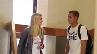 Kissing prank gone wrong