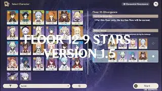 1.5 Spiral Abyss Floor 12 | 9 Stars with Ganyu and Hu Tao | Genshin Impact