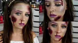 Open Wound Mermaid Makeup ♡ Halloween Tutorial