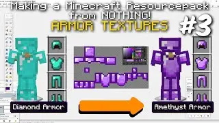 Amethyst Armor - How to Make a Minecraft Resourcepack: Episode 3 | (ANY VERSION)