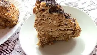 ТОРТ МУРАВЕЙНИК .Торт из печенья за 10 минут +время на охлаждение