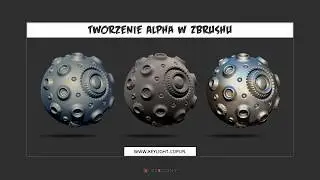 Tworzenie Alpha w ZBrushu - materiał promujący