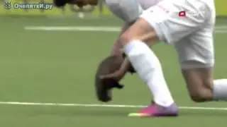Куница на футбольном поле