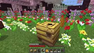 Bee Hives on top of Campfires stops bees from becoming angry - Minecraft 1.21